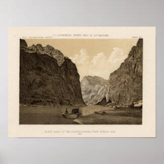 Póster Black Canon, Río Colorado 2