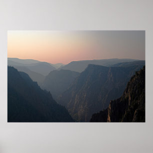 Póster Black Canyon Morning