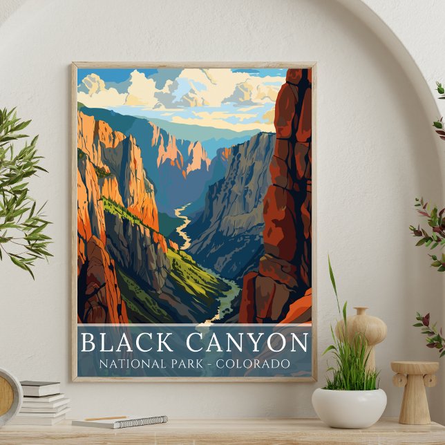 Póster Black Canyon National Park  – Colorado Scenic (Subido por el creador)
