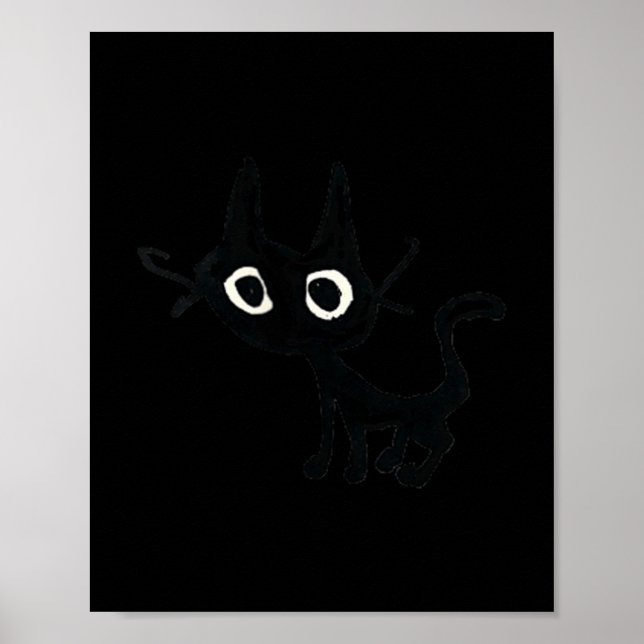 Póster Black Cat  (Frente)