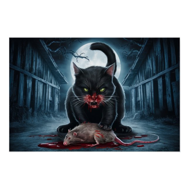 Poster Black Cat and Rat 04 (Anverso)