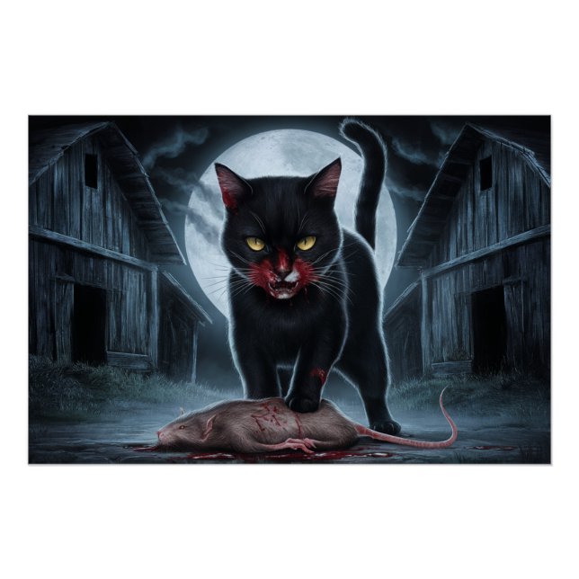 Poster Black Cat and Rat 05 (Anverso)