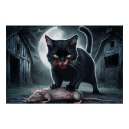 Poster Black Cat and Rat 07