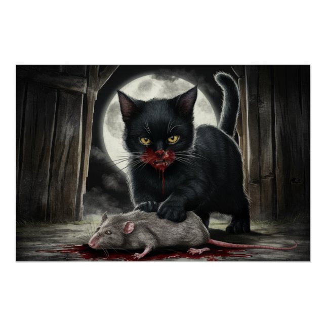Poster Black Cat and Rat 08 (Anverso)