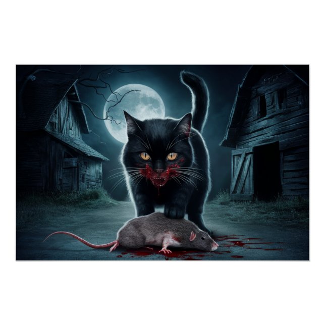 Poster Black Cat and Rat 09 (Anverso)
