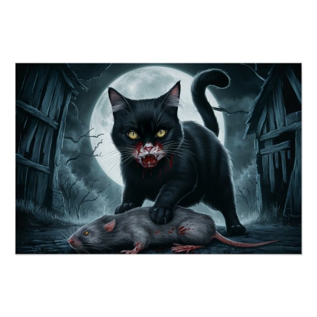 Poster Black Cat and Rat 10 (Anverso)
