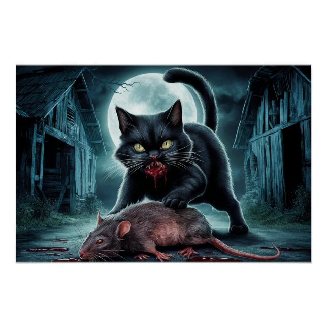 Poster Black Cat and Rat 11 (Anverso)