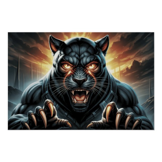 Poster Black Cat and Rat 11 D (Anverso)