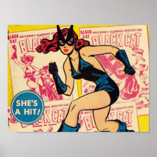 Póster Black Cat, Ella es un éxito