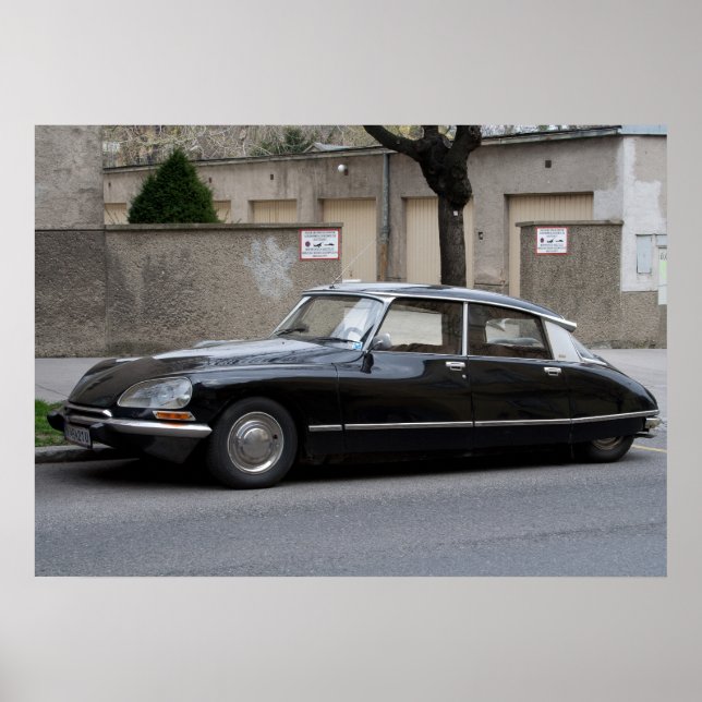 Póster Black Citroën DS