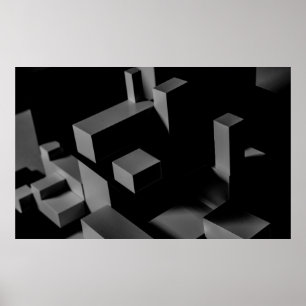 PÓSTER BLACK CUBE