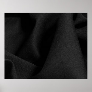 Póster Black fabric material