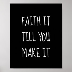 Póster Black Faith It Poster