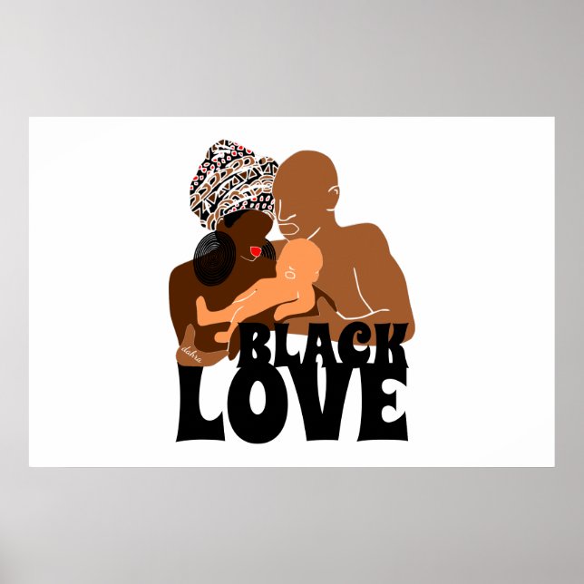 Póster Black Family Brown Love Black Love (Frente)