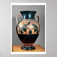Black-figure amphora depicting Ajax and Achilles,