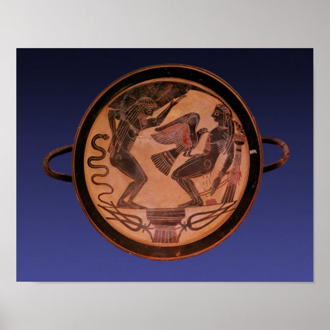 Póster Black figure kylix (Frente)
