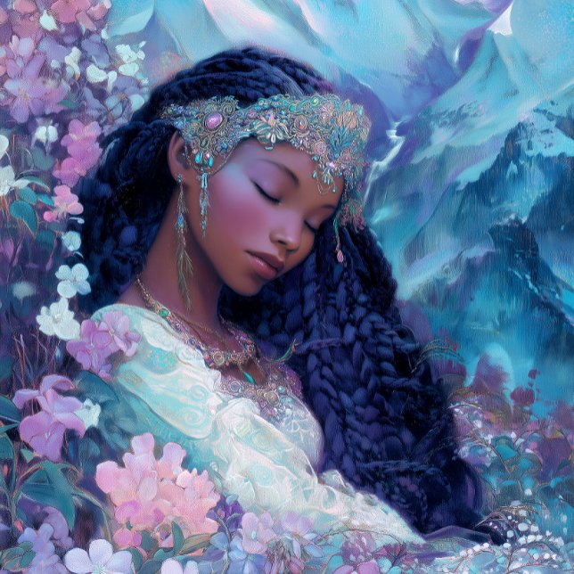 Póster Black Girl Black Queen Fantasy Art Goddess (Subido por el creador)