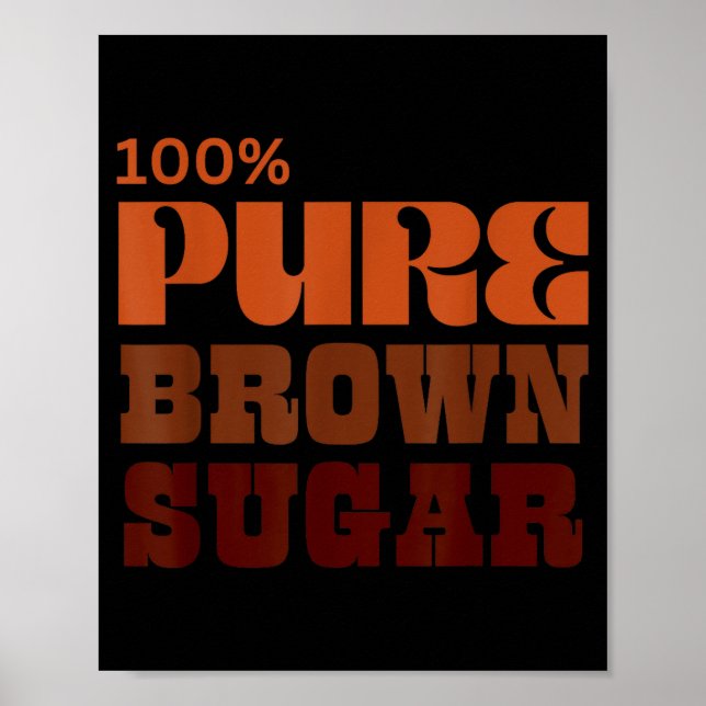 Póster Black Girl Magic Queen Melanin History Juneteenth  (Frente)