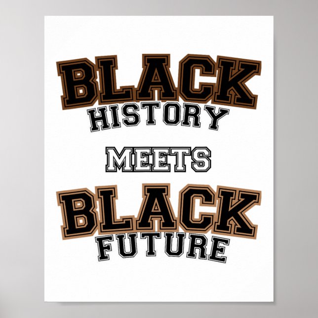 Póster Black History Month African Future  (Frente)
