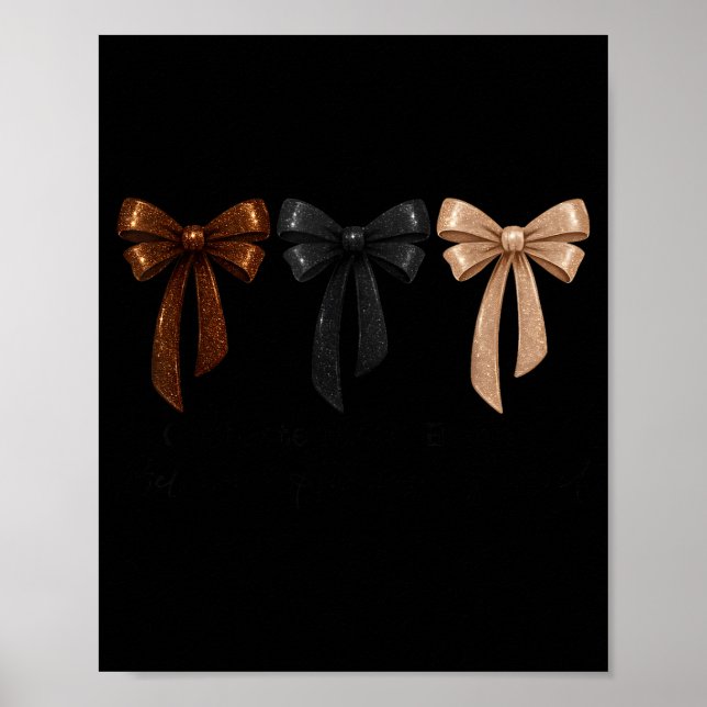 Póster Black History Month Believe Achieve Succeed Melani (Frente)