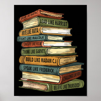 Póster Black History Month Black History Black Black Hist