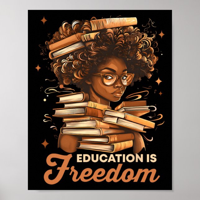 Póster Black History Month Black Leaders African American (Frente)