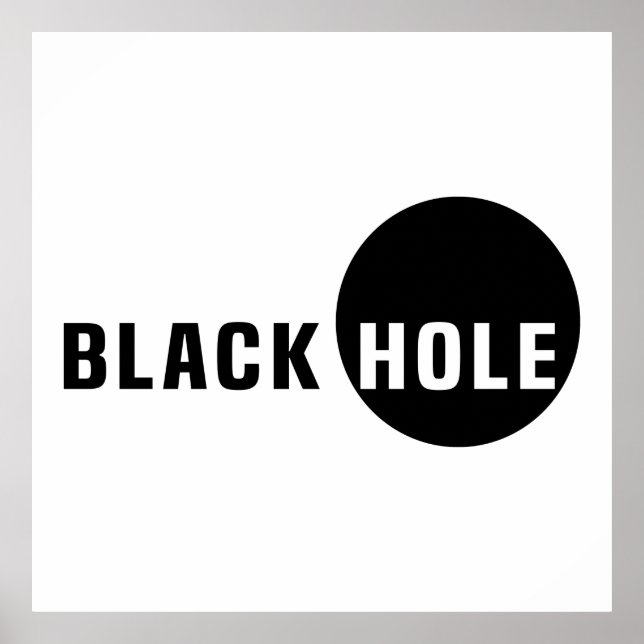 Póster Black Hole (Frente)