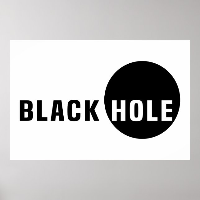 Póster Black Hole (Frente)