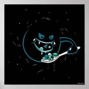 Póster Black Hole Devours