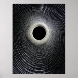 Póster Black Hole Ripples