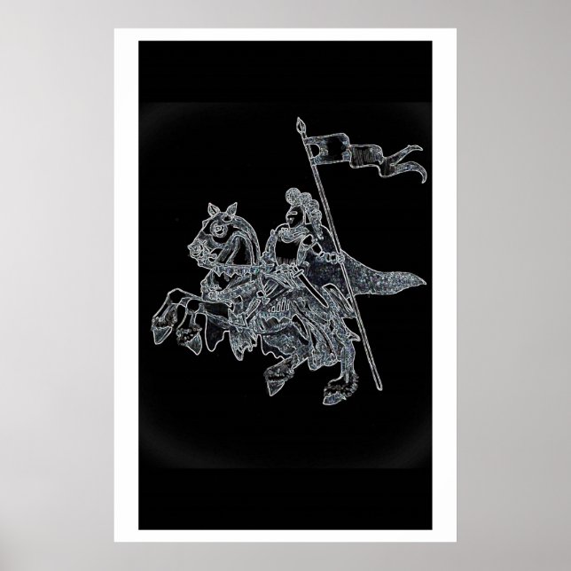 Póster Black Knight (Frente)