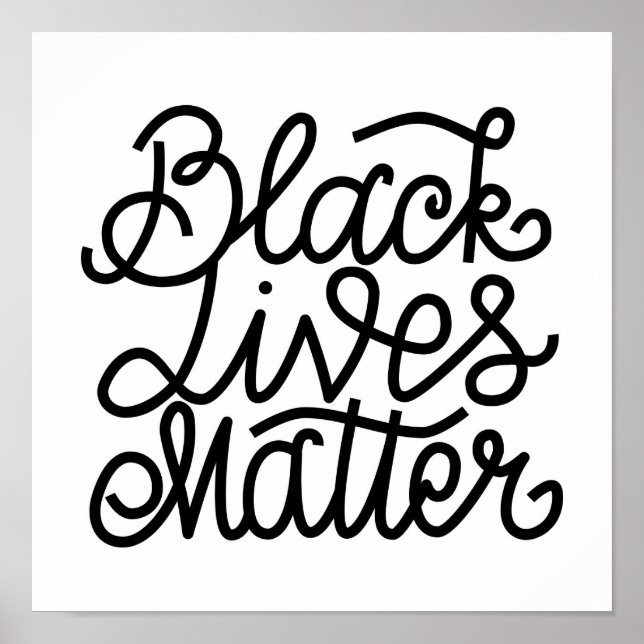 Póster Black Lives Matter (Frente)