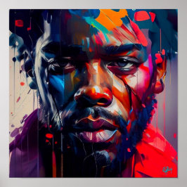 Póster Black man’s challenge