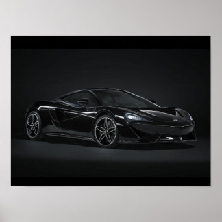 Póster Black mclaren poster