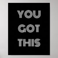 Black Personalizado TIENES ESTE Motivacional Post