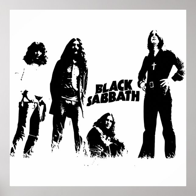 Póster Black Sabbath Group (Frente)