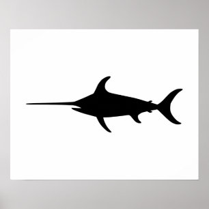 Póster Black Swordfish