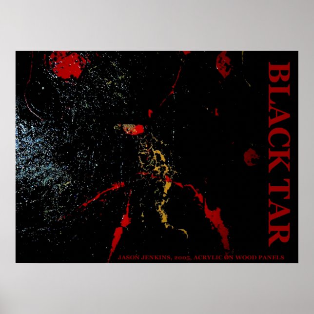PÓSTER BLACK TAR (Frente)