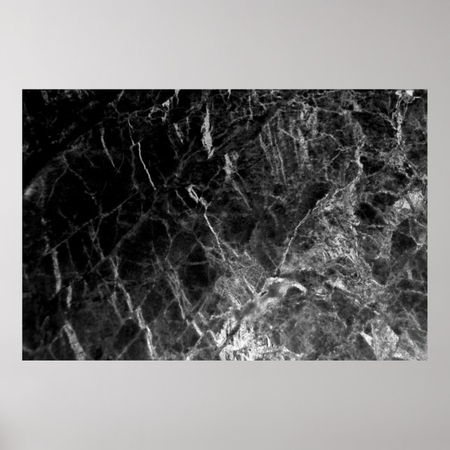 Póster Black texture background stone (Frente)