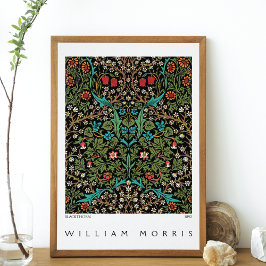 Póster Black thorn Wildflower Meadow William Morris