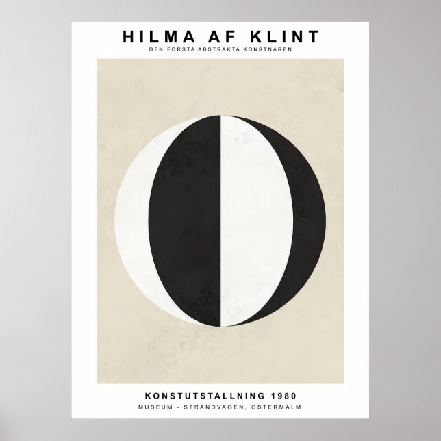 Póster Black White (Frente)