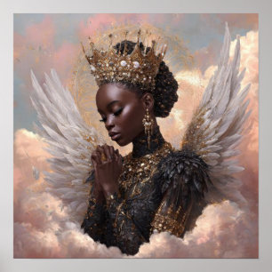 Póster Black Woman Empowerment Art