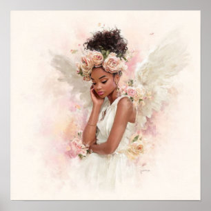 Póster Black Woman Empowerment Art