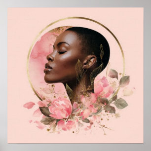 Póster Black Woman Empowerment Art