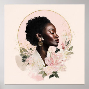 Póster Black Woman Empowerment Art