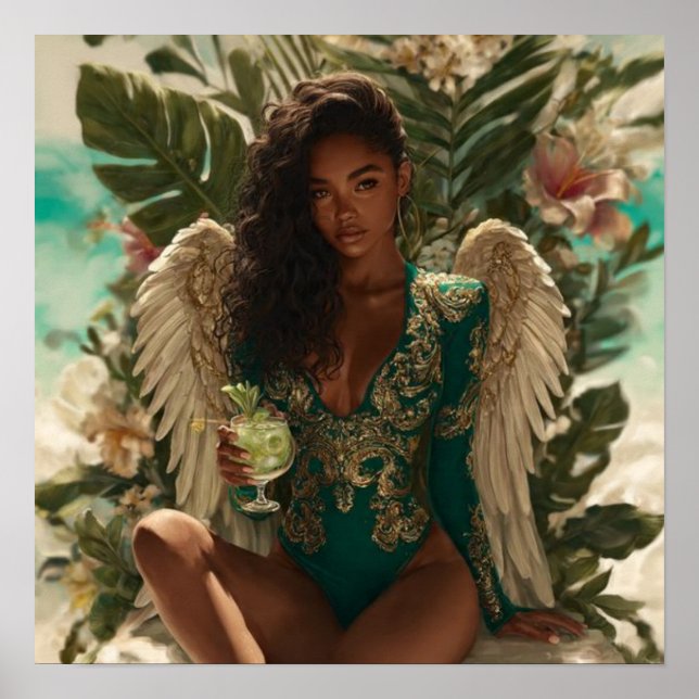 Póster Black Woman Empowerment Art (Frente)