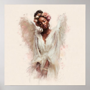Póster Black Woman Empowerment Art