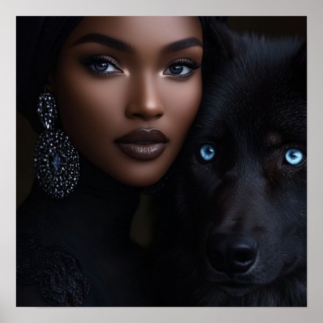 Póster Black Woman Empowerment Art (Frente)