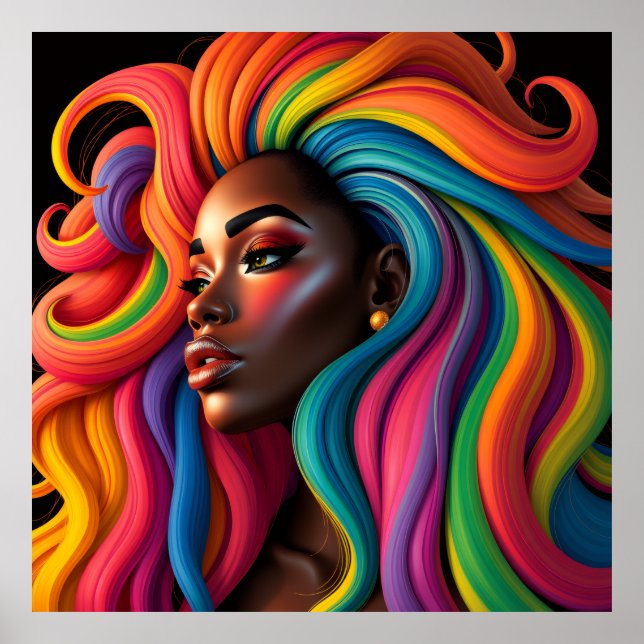 Póster Black woman melanin sistas brown skin girls sista  (Frente)