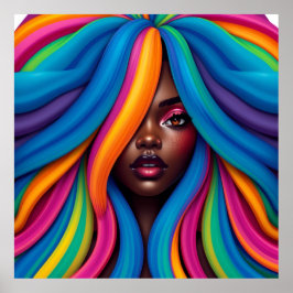 Póster Black woman melanin sistas brown skin girls sista